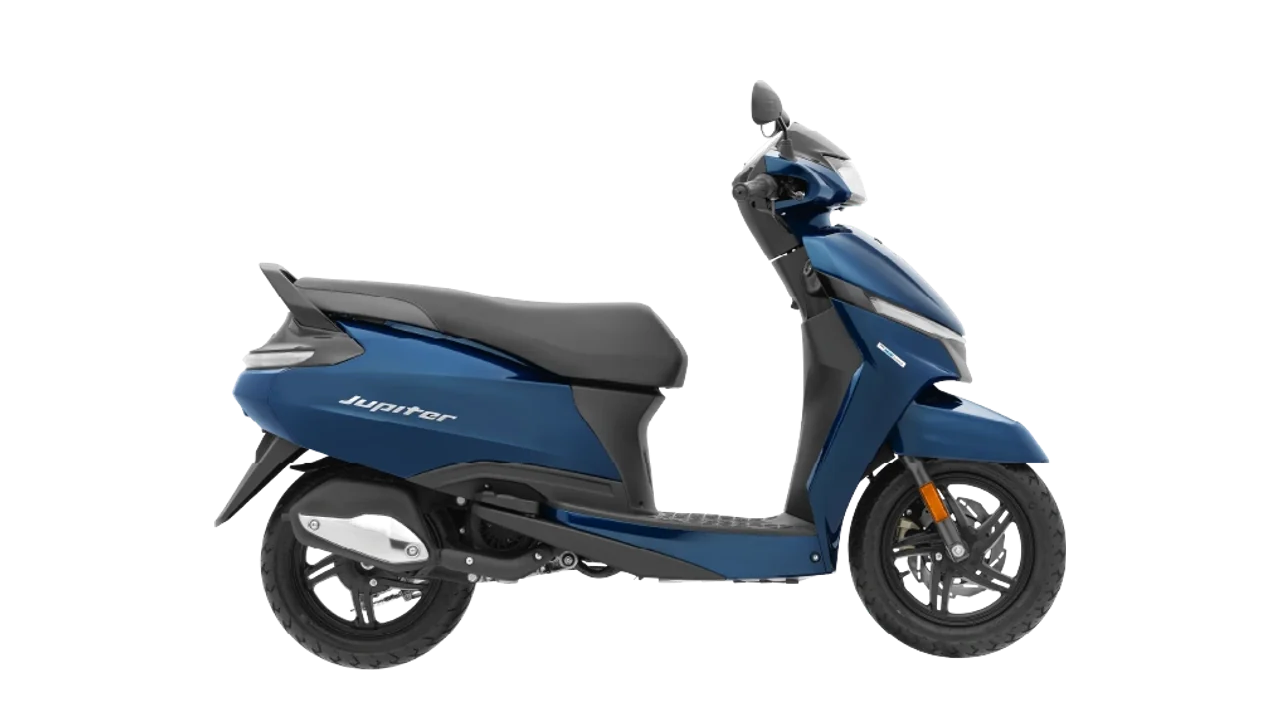 TVS Jupiter 110 scooter, right side view