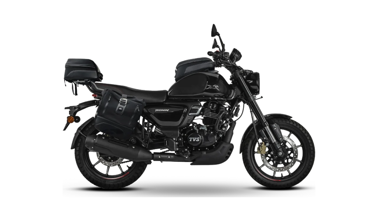 TVS Ronin modern retro motorcycle, right side view